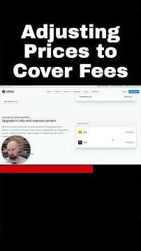 Adjusting Prices to Cover Fees