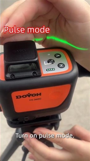 How to use the Y4 360G outdoors？ #dovoh #laserlevel #renovationtools #Y4-360G