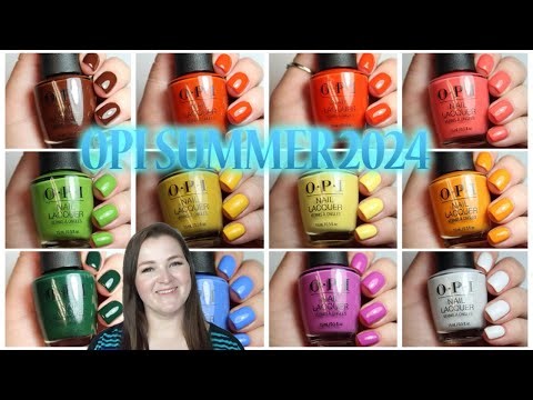 OPI Summer 2024 | Live Application + Dupes/Comparisons