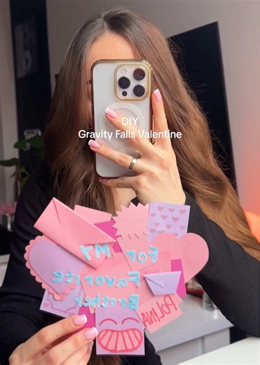 DIY Gravity Falls Valentine's Day Card Tutorial