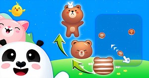 Animal Merge: Bubble Shooter game - play online