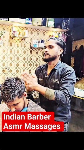 Indian Barber Asmr Head massages Very Satisfing Video
