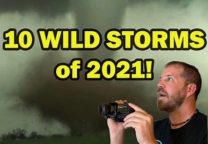 My 2021 summary video is here! 10 of the wildest storms I chased including everything from damaging hailstorms, insane supercell structure, lightning and even a tornado in a rainbow! | Storm Chaser Adam Lucio
