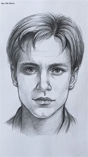 How to draw a men portrait Easy ❤️😍. #shorts #drawingtutorial #art #sketch