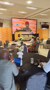 Professor Reiland Rabaka commenced the third day of the Unisa Decoloniality Summer School 2026 with a presentation entitled “Aluta Continua: Decolonization, Re-Africanisation, and the African Renaissance.” His address was deeply emotive, marked by a moment in which he was visibly overcome with emotion as he critically reflected on the distinction between academics and intellectuals. In his argument, he contended that many academics fail to embody the principles they teach, thereby revealing a di