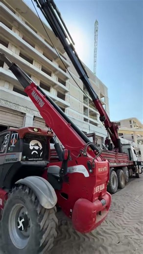 Our LiFE MANITOU 🇨🇵🥷🏼 Red Love MANITOU 💖🇨🇵 #manitou #telehandler #construction #telescopic #handler