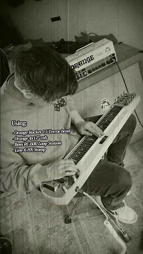 Dan plays a lap steel for the first time! | Fender Japan Deluxe-8 Lap Steel #lapsteel #fender