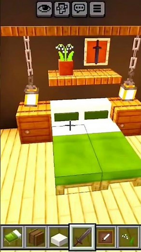 Best Modern Bed Design in Minecraft 2026...🛏️ #shorts