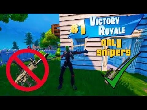 SNIPERS ONLY Fortnite OG (HARD)