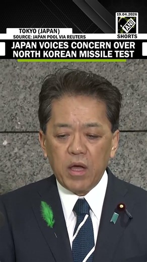 “North Korea’s actions threaten peace...” Japan condemned Pyongyang’s launch of a ballistic missile