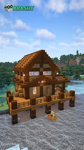 Minecraft Fisherman House🐟 [Download in Patreon] ☀️Shaders:Complementary 🟢Version:1.21.8 📲Folow for more Download Includes: 🌎World[JAVA/BEDROCK] 📏Schematic[Litematica/WORLDEDIT] 📗Guide 2D & 3D 📄Material List #minecraft #Tutorial #viral #minecrafttutorial #minecrafttimelapse #minecrafthouses #minecraftbuilds #minecraftbuildings #minecraftsurvival #minecraftreels #minecraftideas | Arashy