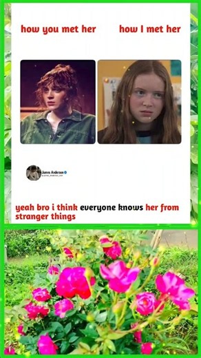 How You Met Her vs How I Met Her Stranger Things Version #viral #trending #shorts