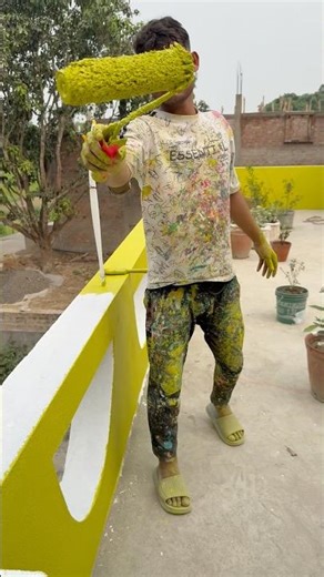 Out side painting video #paint #painting #art #paintstudio #wall #art #paintstudio