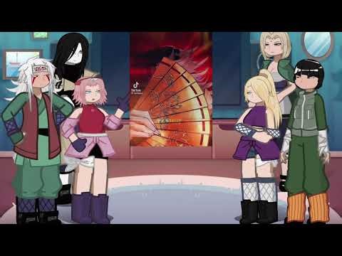 Naruto friends react to naruto as Doma | giyuu | Demon slayer | Gacha life 2