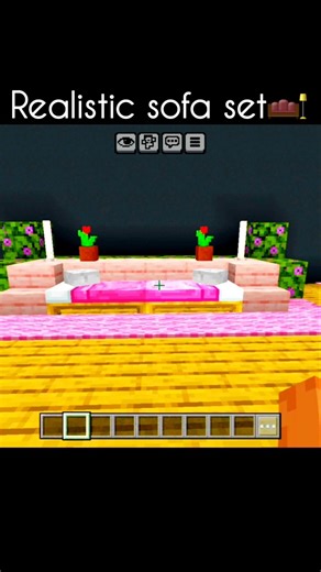 Minecraft Easy Sofa Set Tutorial 🛋️ | Simple Furniture Build #Shorts #minecraft #enderxlegend