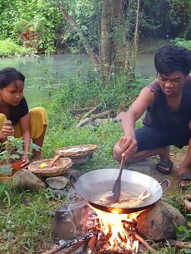 520K views · 7.9K reactions | Cooking Delicious Fish Over Fire Part 1 #cooking #food #recipe #fblifestyle | Rina Adventure TV | Facebook
