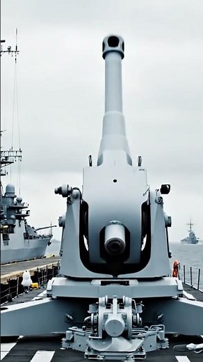 This is How a Modern Naval Cannon REALLY Works! 🤯 #viral #military #shorts #navy