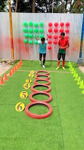 Epic Tire Jump Challenge | Who Can Jump the Farthest? | Amazing Local Game