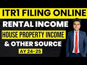 ITR1 Filing Online | How to File ITR1 | Rental Income | House Property Income