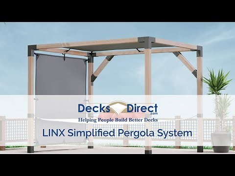 LINX Simplified Pergola System - Wild Hog Railing Products