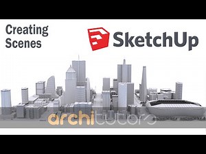 Sketchup Tutorial for beginners || lesson 09 || Creating scenes in sketchup