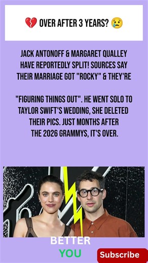 Jack Antonoff & Margaret Qualley Split After 3 Years of Marriage