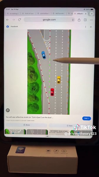 Reflective Studs: Why You're Failing Your UK Driving Theory Test