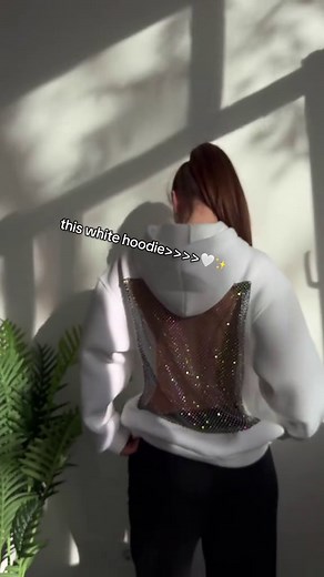 Cozy White Hoodie for Girls