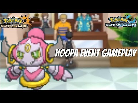HOOPA EVENT GAMEPLAY! HOW TO GET HOOPA POKEMON ULTRA SUN AND ULTRA MOON (PARDOY)