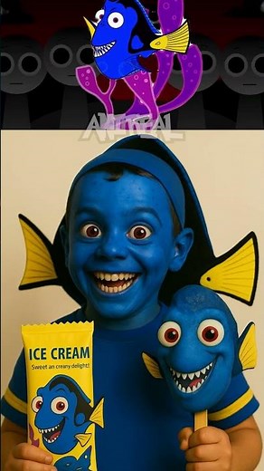 Incredibox Sprunki OC - Finding Nemo Eats Ice Cream In Real Life!