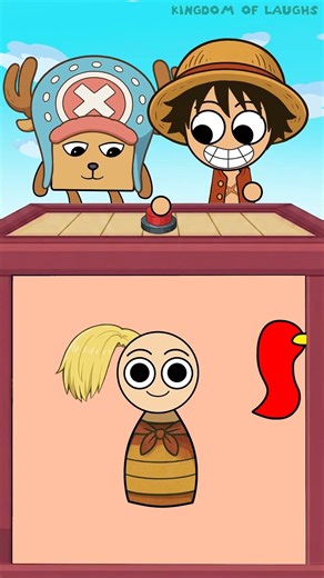 Chopper vs Luffy 🏴‍☠️ | Who Wins the Puzzle Challenge? | One Piece Season 2 Parody