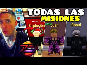 🔥TODAS LAS MISIONES EN ANIME FIGHTING SIMULATOR ENDLESS ROBLOX