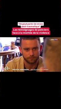 🔴🚨 Hear these poignant testimonies from police officers 😮｜TF1 INFO