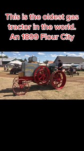 1899 flour city tractor. oldest tractor in existance. #tractor #antiquetractortok #foryou #farmlife #fyp #farmer #foryoupage #johndeere #antique_6814 | Nellie Bellamy