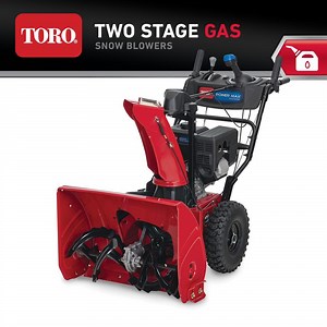 Check The Home Depot's Q&A Before Buying: Toro Power Max 826 OHAE 26 in. 252cc Two-Stage Gas Snow Blower with Electric Start, Auto Steer, Hand Warmers and Headlight