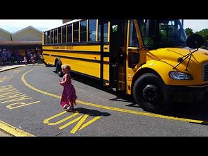 Kahlua's First (school) Bus Ride!