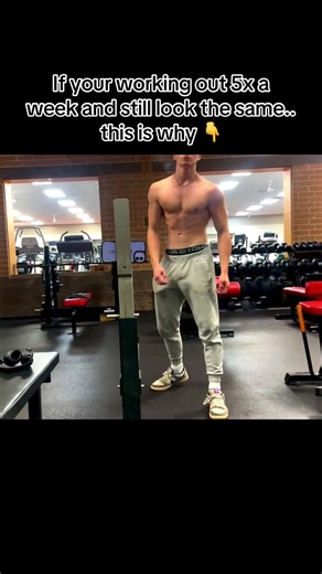 1. You’re not tracking your calories. You can’t out-train overeating. 2. You’re not eating enough protein. If you’re not hitting at least 0.7–1g per lb of bodyweight, progress slows. 3. Your workouts have no progression. Same weights = same body. 4. You’re doing random workouts. Structure builds muscle. Chaos builds nothing. 5. You quit every weekend. 5 good days don’t erase 2 bad ones. #viraltiktok #fitness #gymmotivation #gym #training