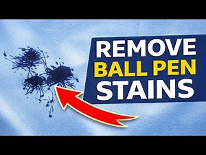 How to Remove Ballpoint Ink From Coloured Clothes Safely at Home
