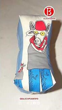 How to make a four-piece neck pillow