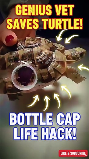 Unbelievable! A Simple Cap Saved This Turtle’s Life