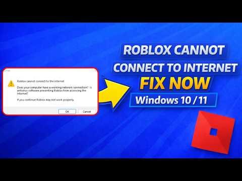 How to Fix Roblox Cannot Connect to the Internet Error on Windows 10/11 | Roblox Connection Problem