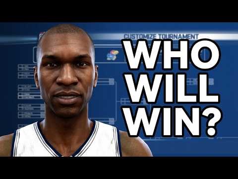 I simulated the entire NCAA tournament in College Hoops 2K8