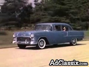 1955 Chevrolet Bel Air Sedan Classic TV Commercial