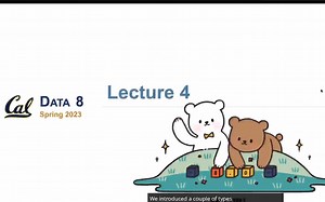 加州大学伯克利分校 数据科学 Data Science C8 #4 Table 指令（已加入自动识别字幕）