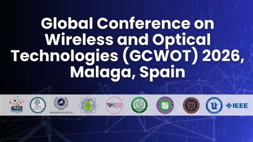 GCWOT’26: 8th Global Conference on Wireless Optical Technologies | ACTIVE Climate Action