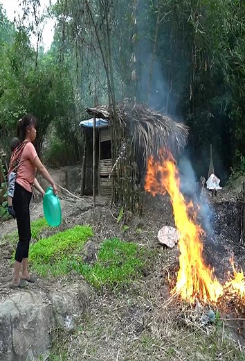 #harvest #bushcraft #buildings #campinglife #babygirl #mothersday #reels2023 | Tri jona