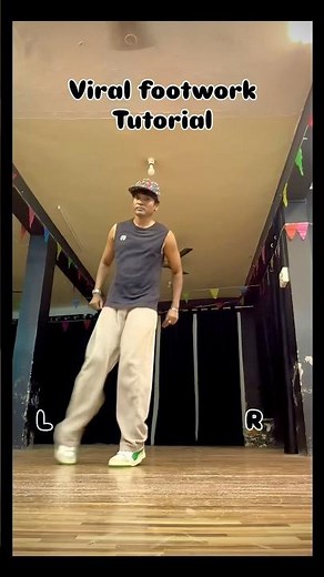 Try This viral Dance Footwork #jddancetutorial #dancefootwork #tutorial #hiphopdance
