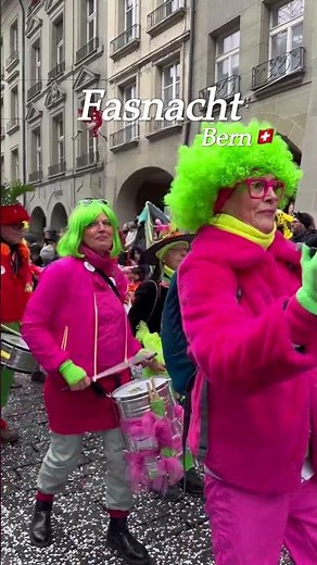 スイスのカーニバル【Fasnacht】🇨🇭 #switzerland #fasnacht #bern #スイス #カーニバル #ヨーロッパ #お祭り #世界遺産 #スイス在住 #世界の祭り