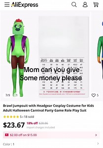 Mom, Can You Give Me Some Money, Please?