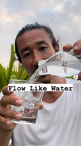 By studying the characteristics of water, a person can learn how to be an absolute flow with all of life No resistance: water does not resist, and can enter into any container or object. This analogy is understood as our ability to be in flow with all people and all events in our life. We may not like everything that is happening, but we are still able to , fully except what is and not resisted. Letting go of the resistance allows us to come to a place of peace with what is happening in the mome